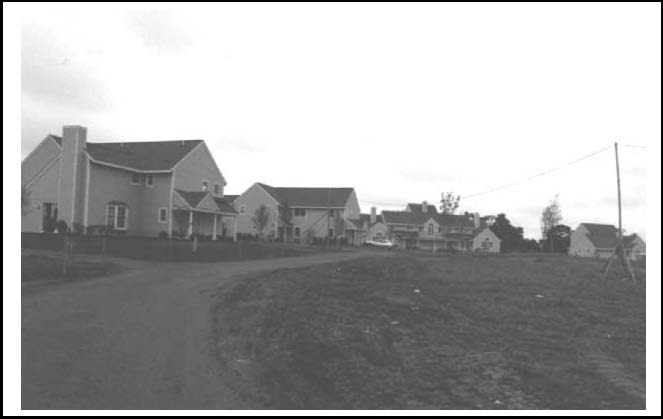 Photo of The Whitehall Farm Condominium Association construction 1986.